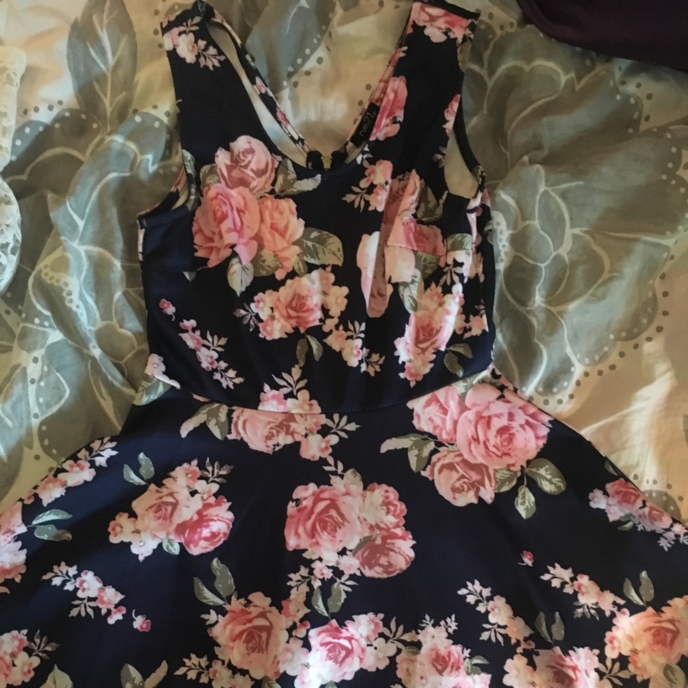 Cute floral skater dress